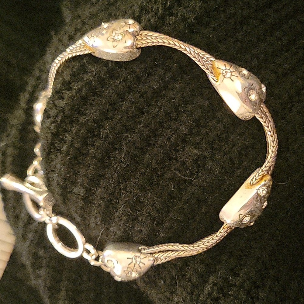 Brighton Sparkling Hearts Bracelet
